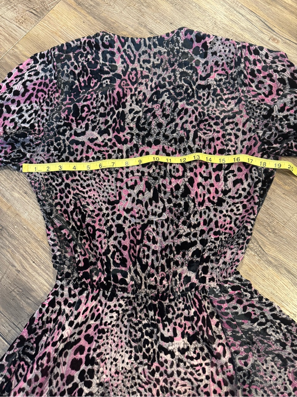 Zadig and Voltaire Rogers Velours Devore Leopard Silk Blend Dress Sz M - Picture 8 of 9